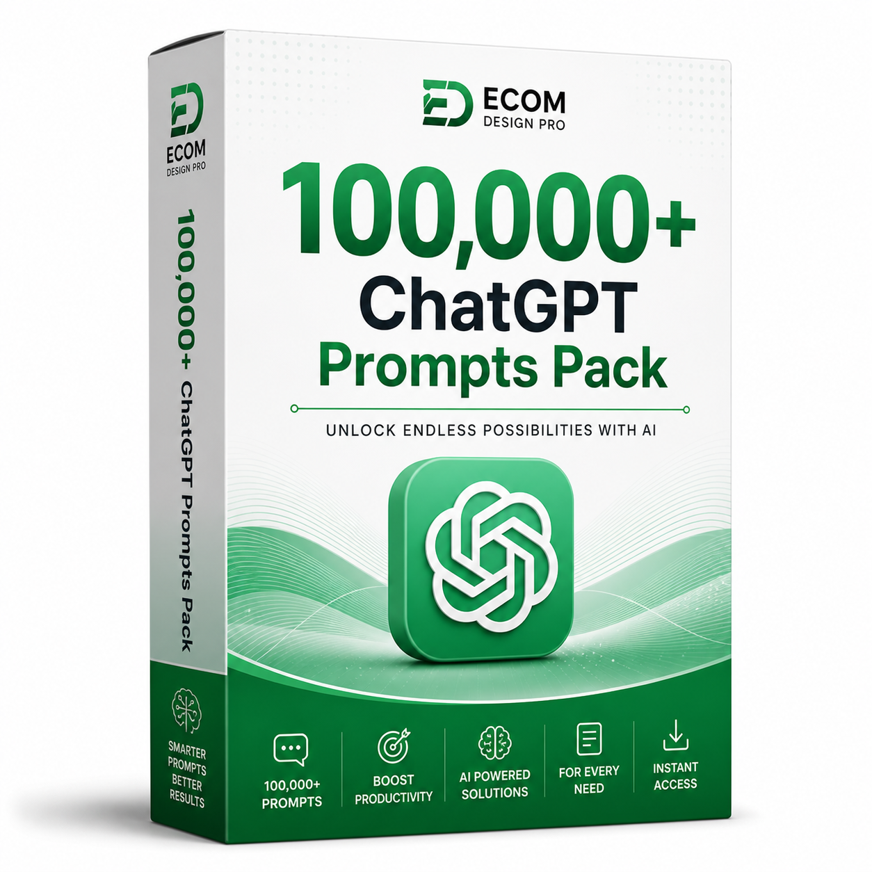 100,000+ AI Prompts Bundle 2026 | ChatGPT, Midjourney & Business Prompts