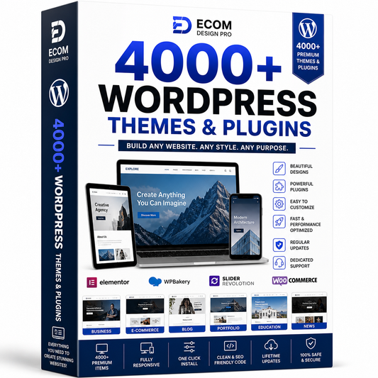 4000+ WordPress Themes & Plugins