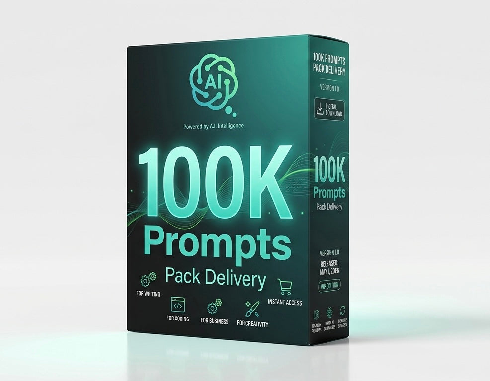 100,000+ AI Prompts Bundle 2026 | ChatGPT, Midjourney & Business Prompts