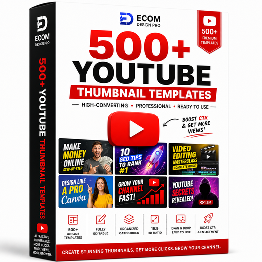 500+ YouTube Thumbnail Templates